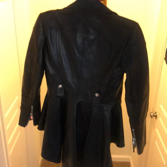 Leather jacket (Black) - Picture 4 of 4